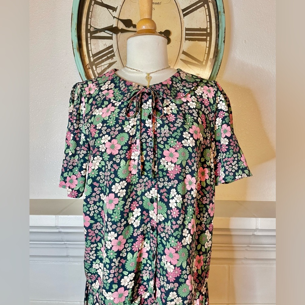 Princess Highway Vintage Flower Print Top and Skirt Set